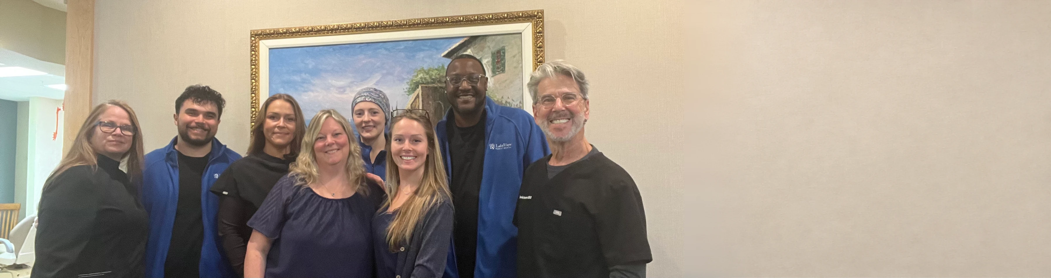 The LakeView Family Dental West Bloomfield team, including Dr. Provizer and Dr. Kamen